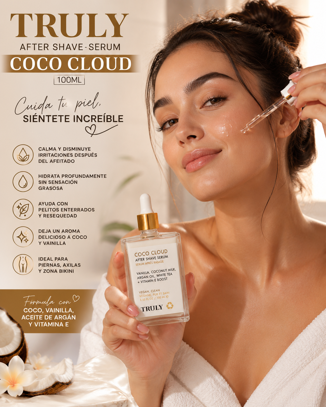 TRULY AFTER SHAVE - SERUM COCO CLOUD 100ML