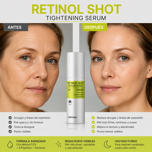 RETINOL SHOT SERUM TRATAMIENTO ANTIARRUGAS
