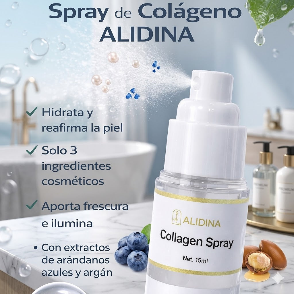 SPRAY DE COLÁGENO REAFIRMANTE ANTI ARRUGAS DE 15 ML
