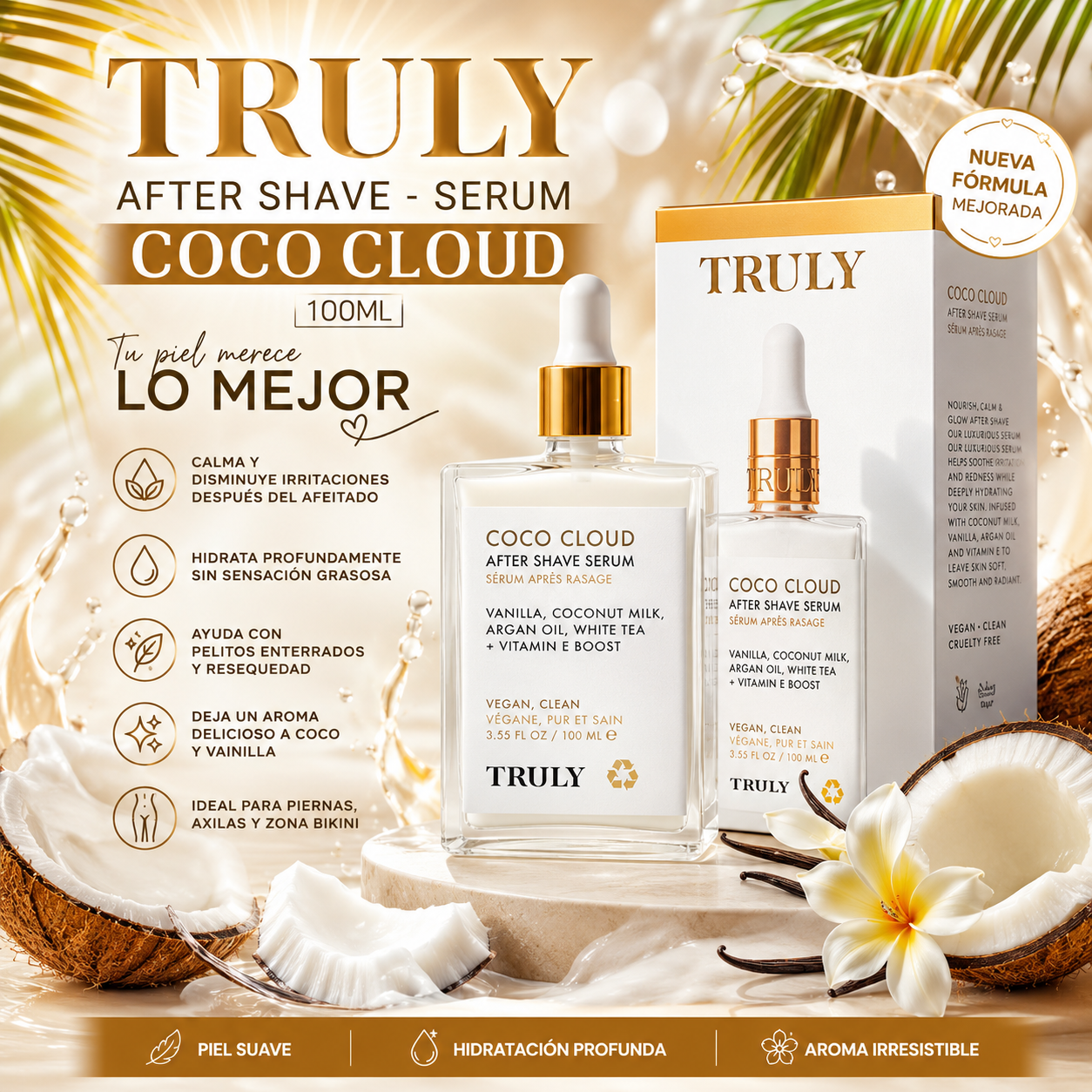 TRULY AFTER SHAVE - SERUM COCO CLOUD 100ML