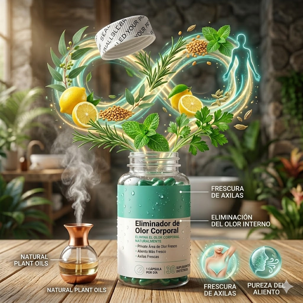 DESODORANTE CORPORAL EN CAPSULAS