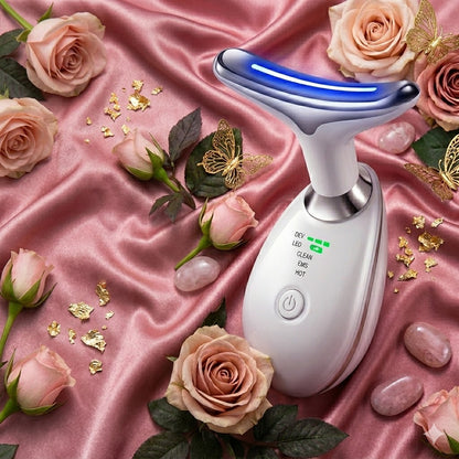 MASAJEADOR FACIAL DE 3 LUCES LED